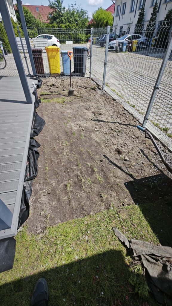 ogrody wrocław trawnik z rolki